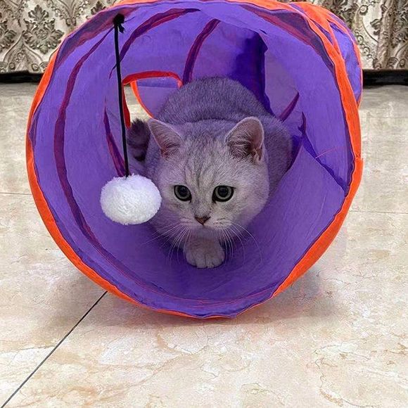 PetLike S Way Cat Tunnel Collapsible Pop-up Pet Tube - Picture 7 of 7